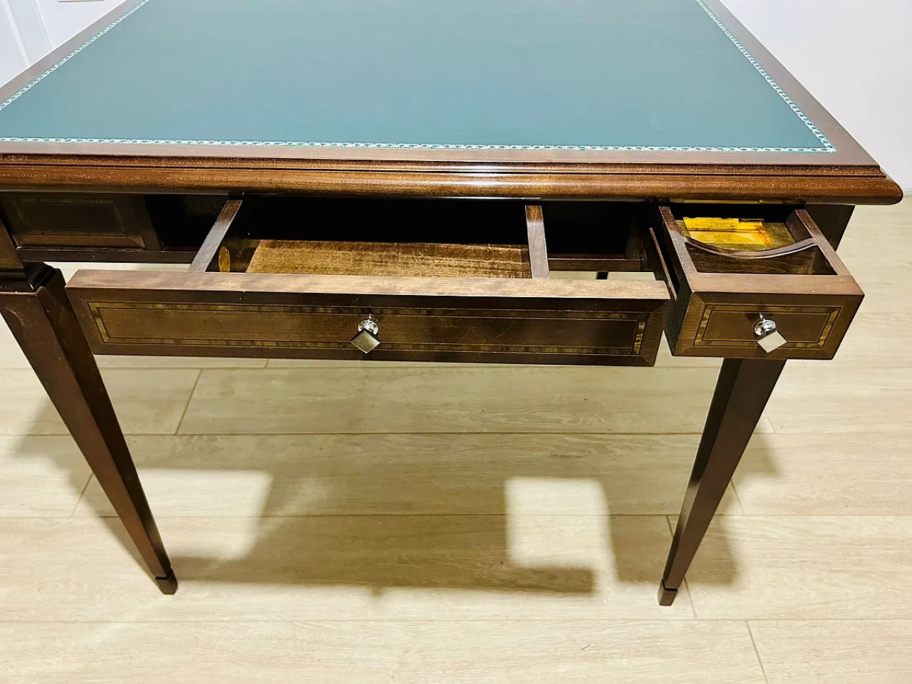 Game table with folding top by Annibale Colombo, 20th century 13