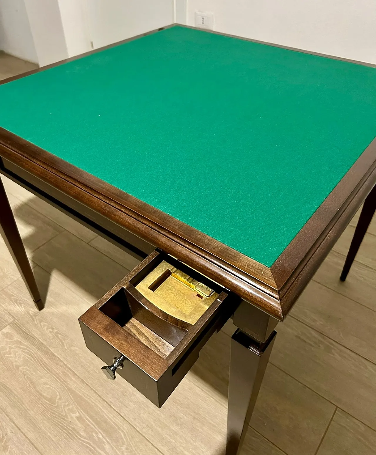 Game table with folding top by Annibale Colombo, 20th century 17