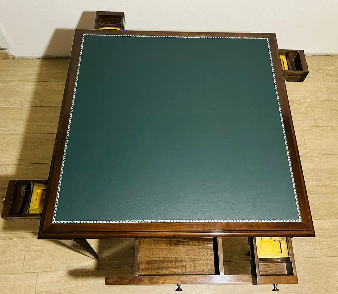 Game table with folding top by Annibale Colombo, 20th century 18