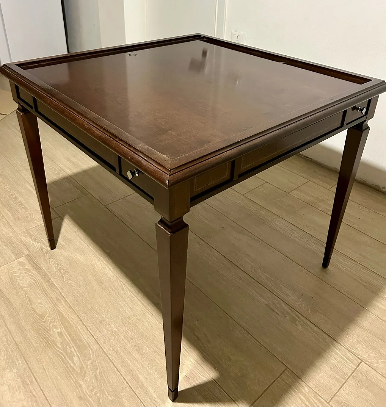 Game table with folding top by Annibale Colombo, 20th century 19