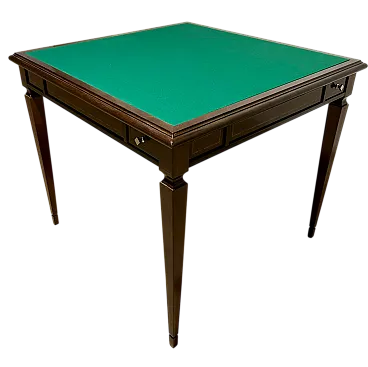Game table with folding top by Annibale Colombo, 20th century