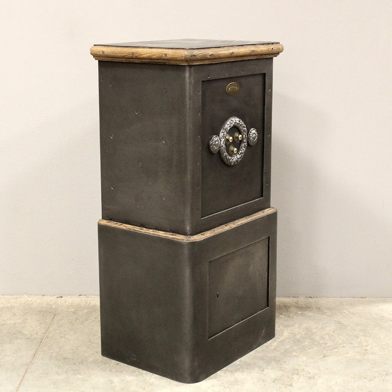 Cassaforte in legno e ferro, fine '800 3