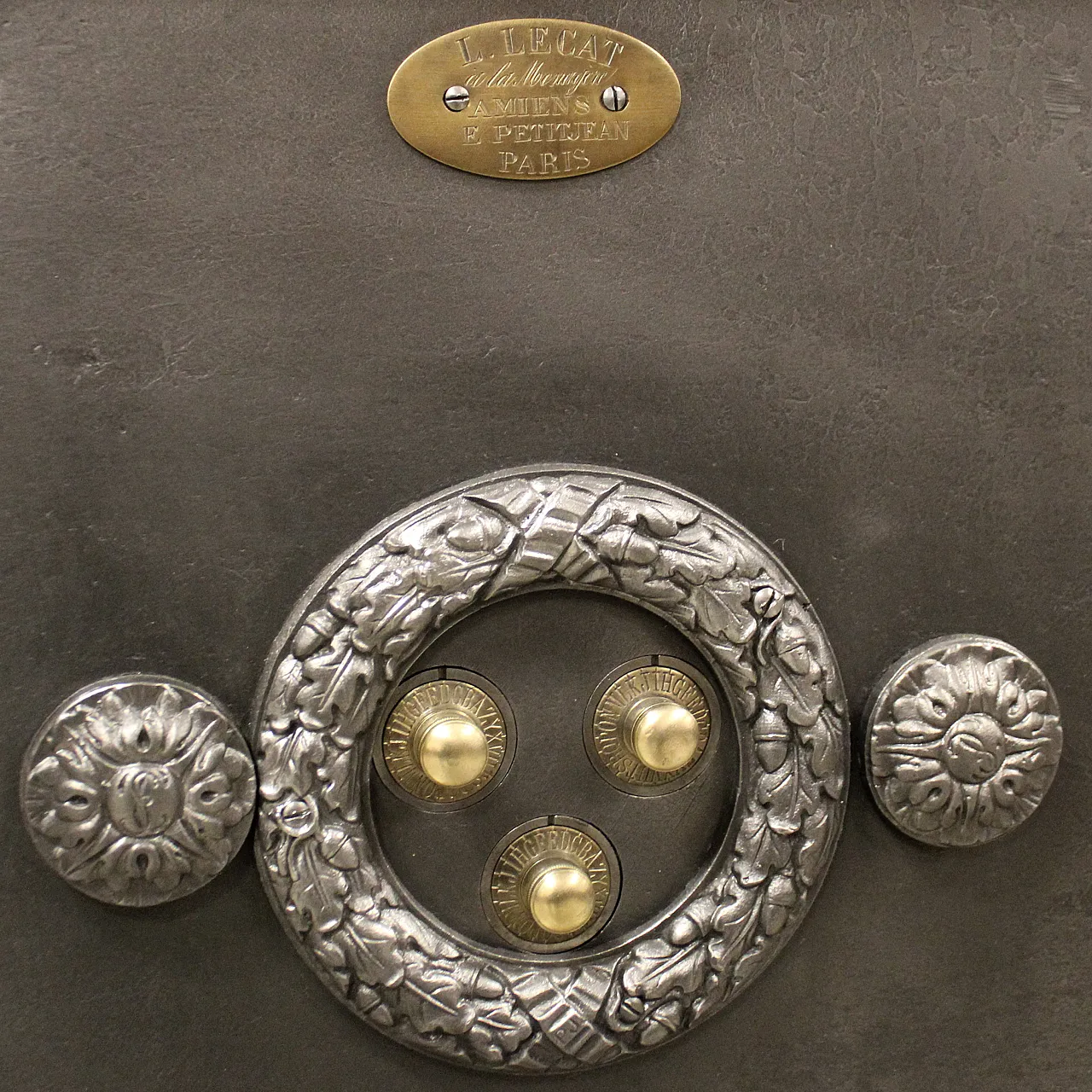 Cassaforte in legno e ferro, fine '800 7