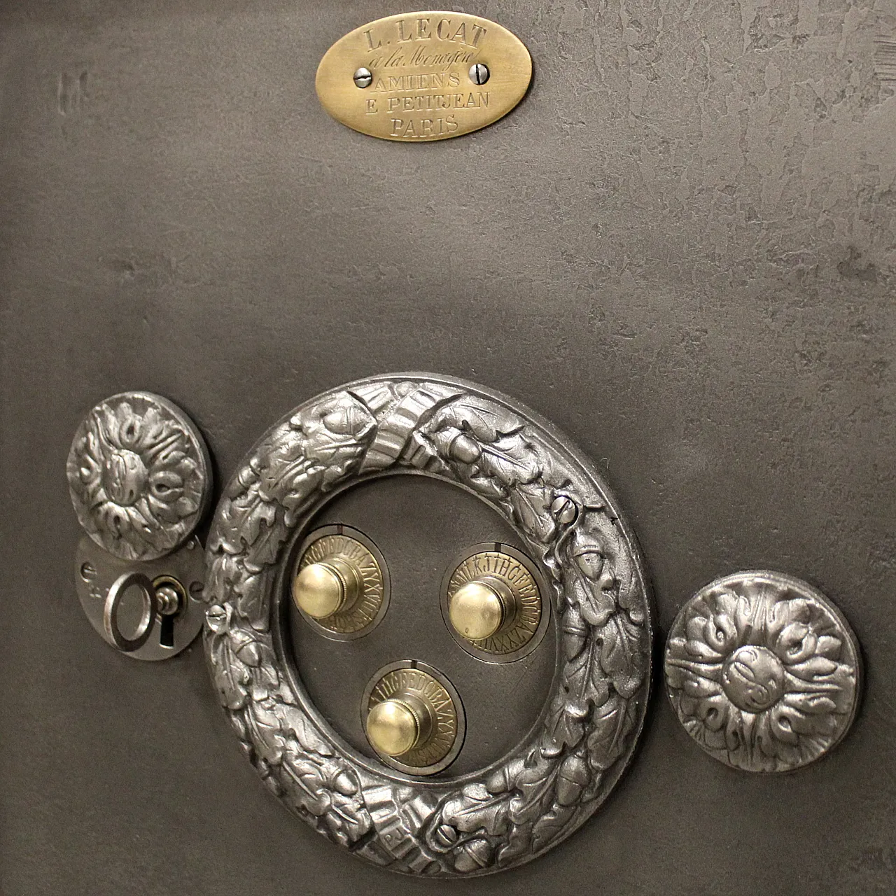 Cassaforte in legno e ferro, fine '800 8