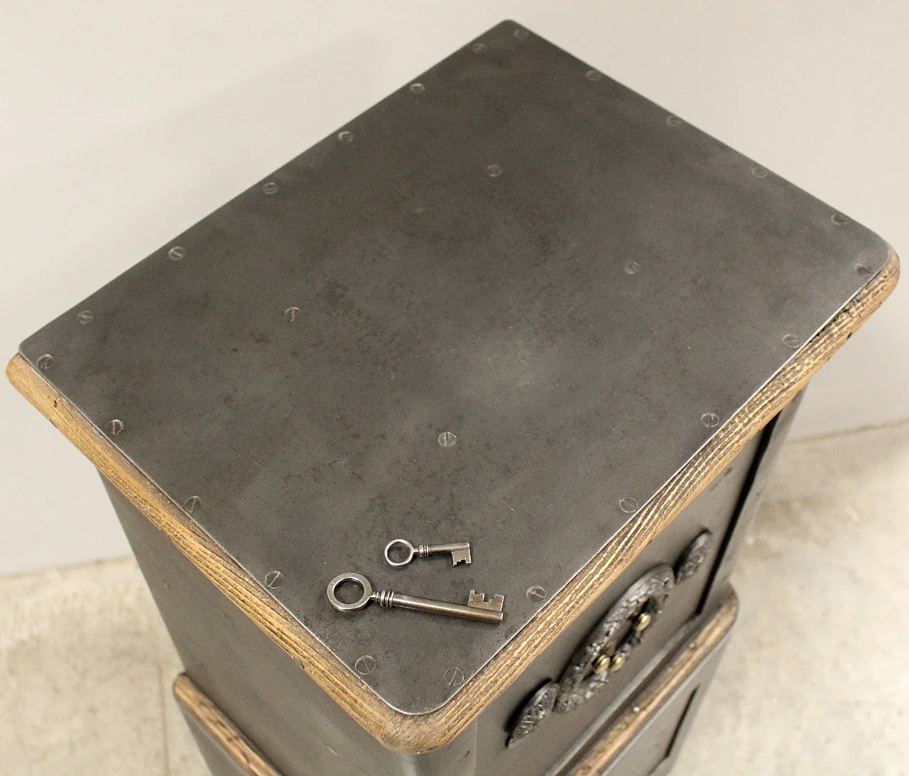 Cassaforte in legno e ferro, fine '800 12