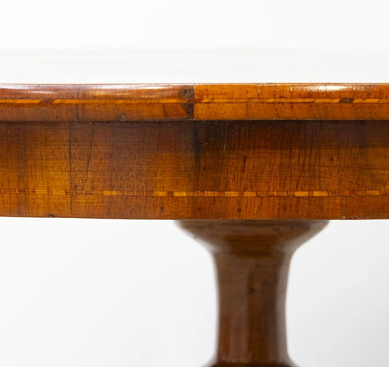Round inlaid coffee table by Rolo, early 19th century 5