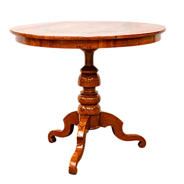 Round inlaid coffee table by Rolo, early 19th century