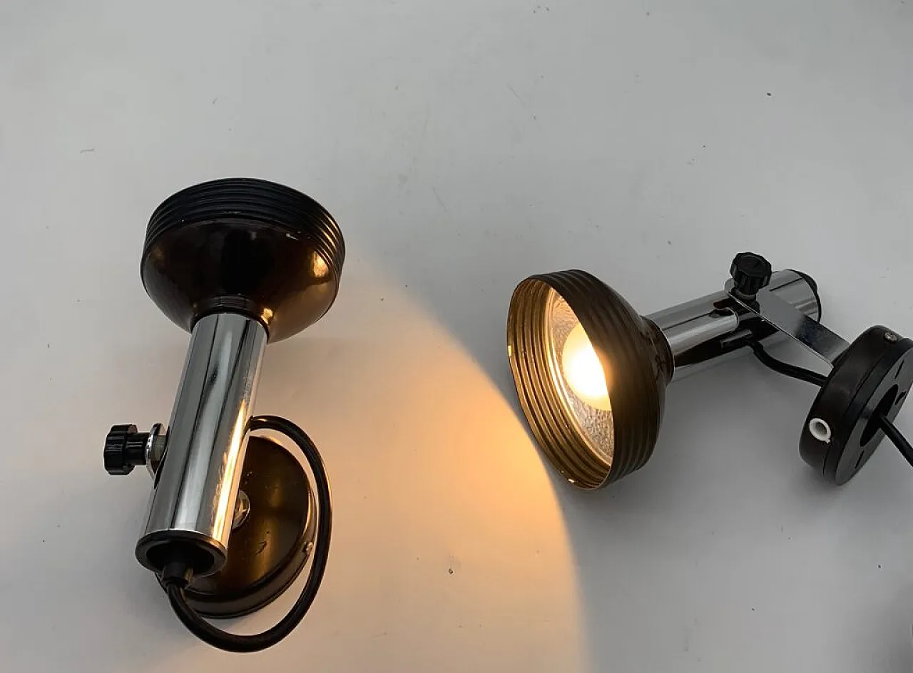 Coppia di applique attribuite a Stilnovo, anni '70 2