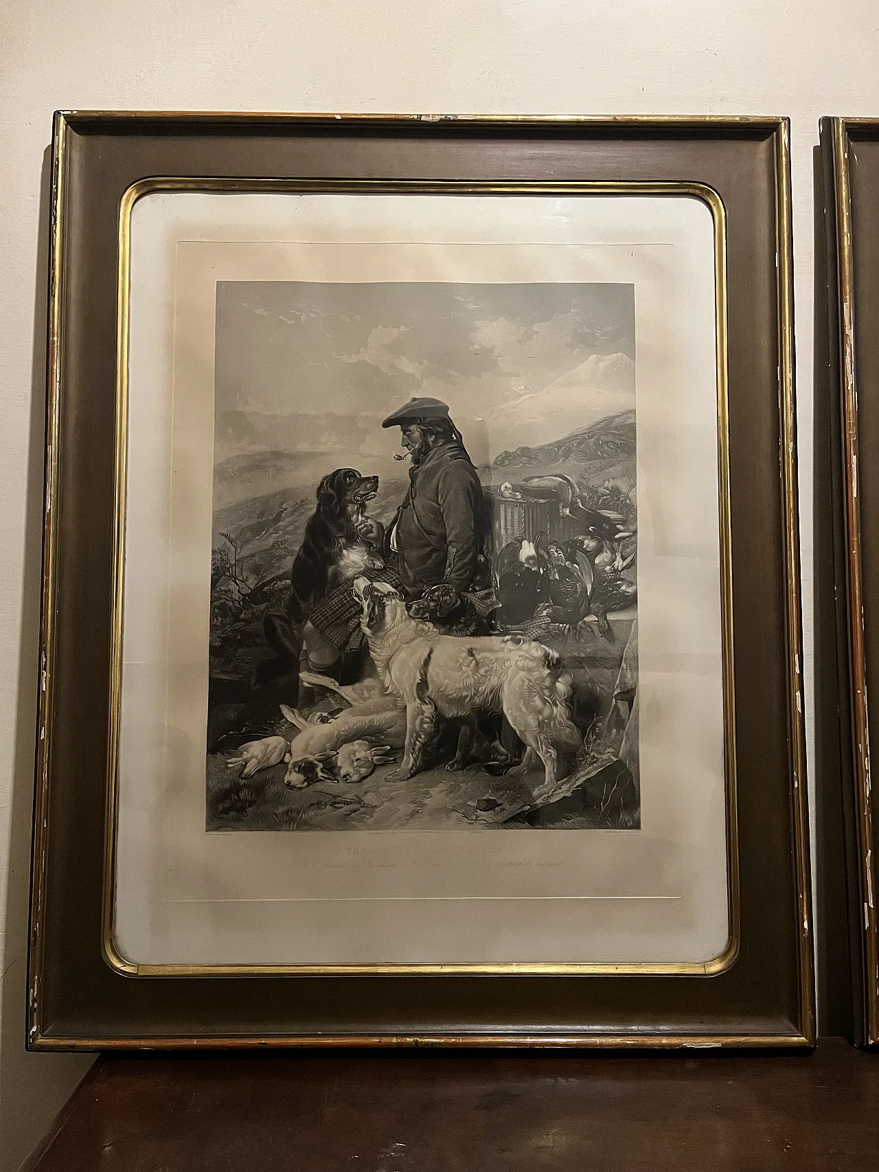 Pair of engravings, hunt scenes, 19th century 6