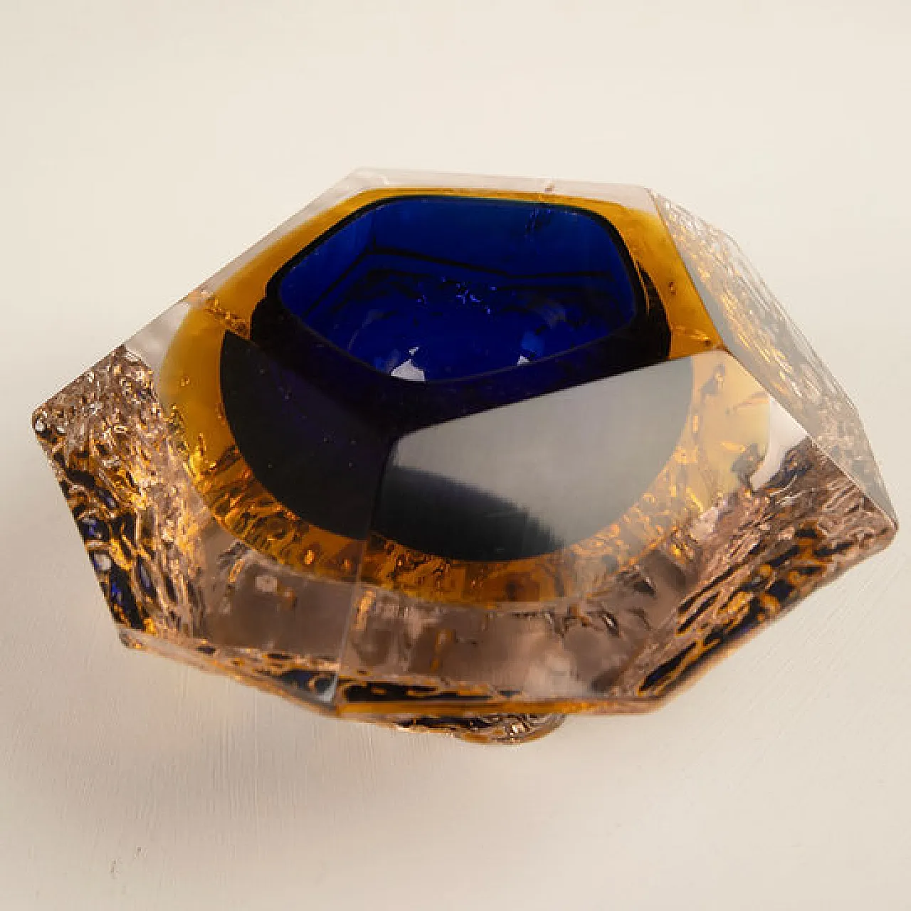 Posacenere in vetro sommerso di Gianfranco Mandruzzato, anni '70 2