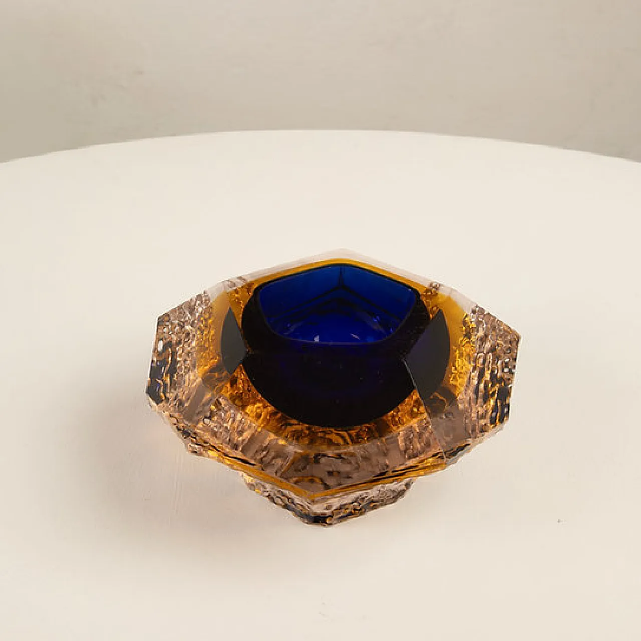 Posacenere in vetro sommerso di Gianfranco Mandruzzato, anni '70 5