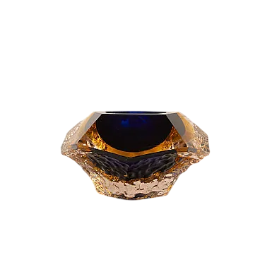 Submerged glass ashtray by Gianfranco Mandruzzato, 1970s