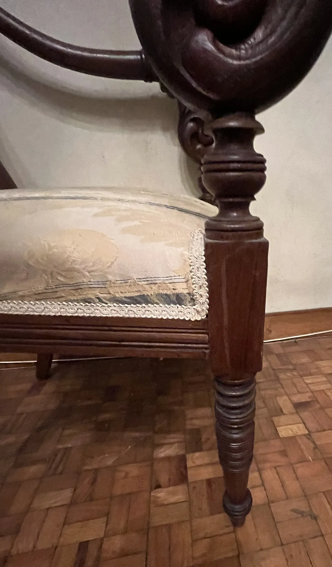 Pair of armchairs, 19th century 5