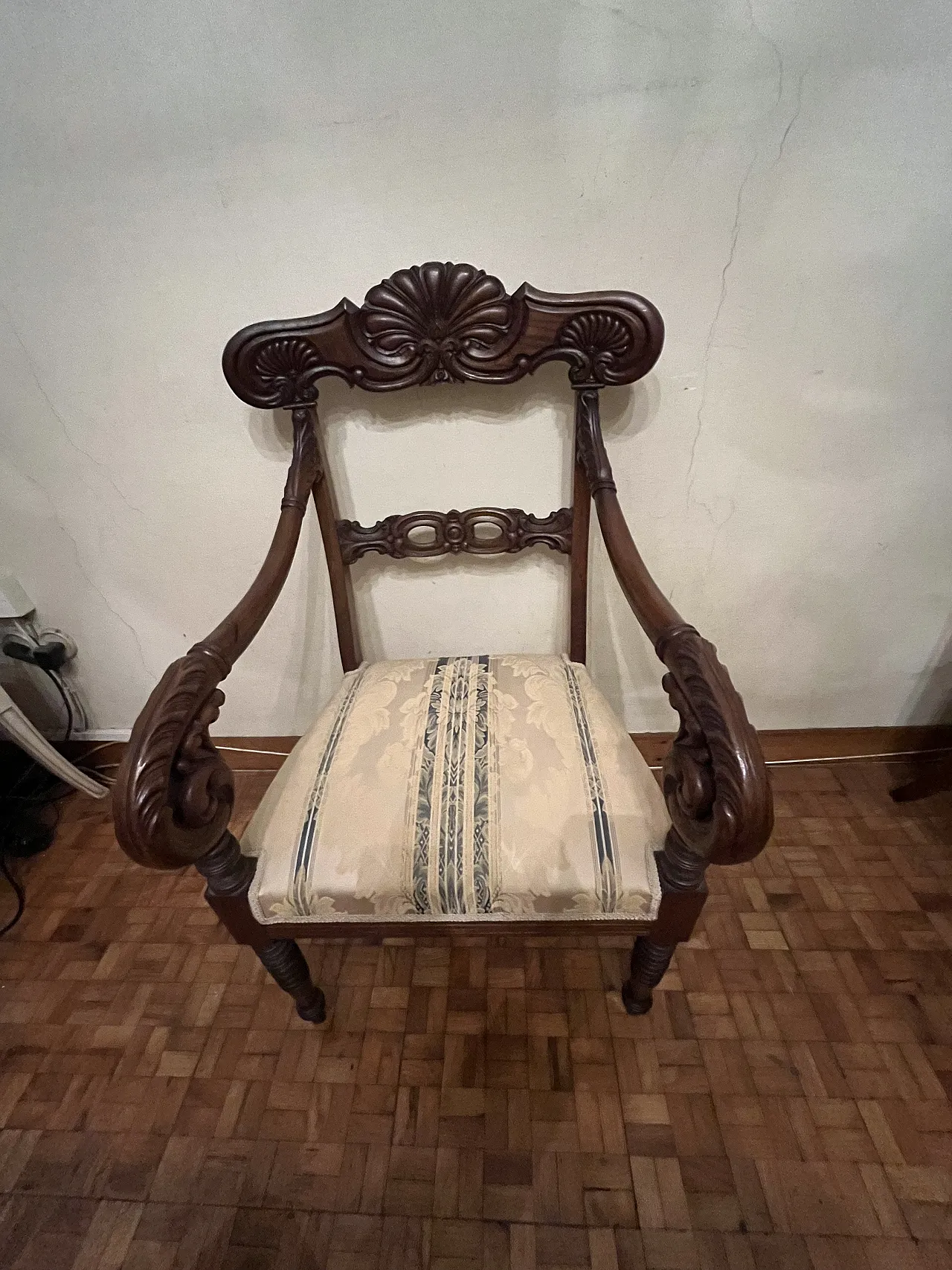 Pair of armchairs, 19th century 6