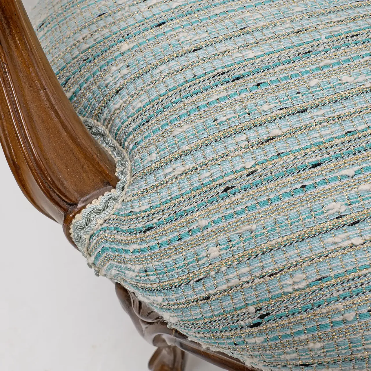 Coppia di poltrone francesi in stile Luigi Filippo, '800 9