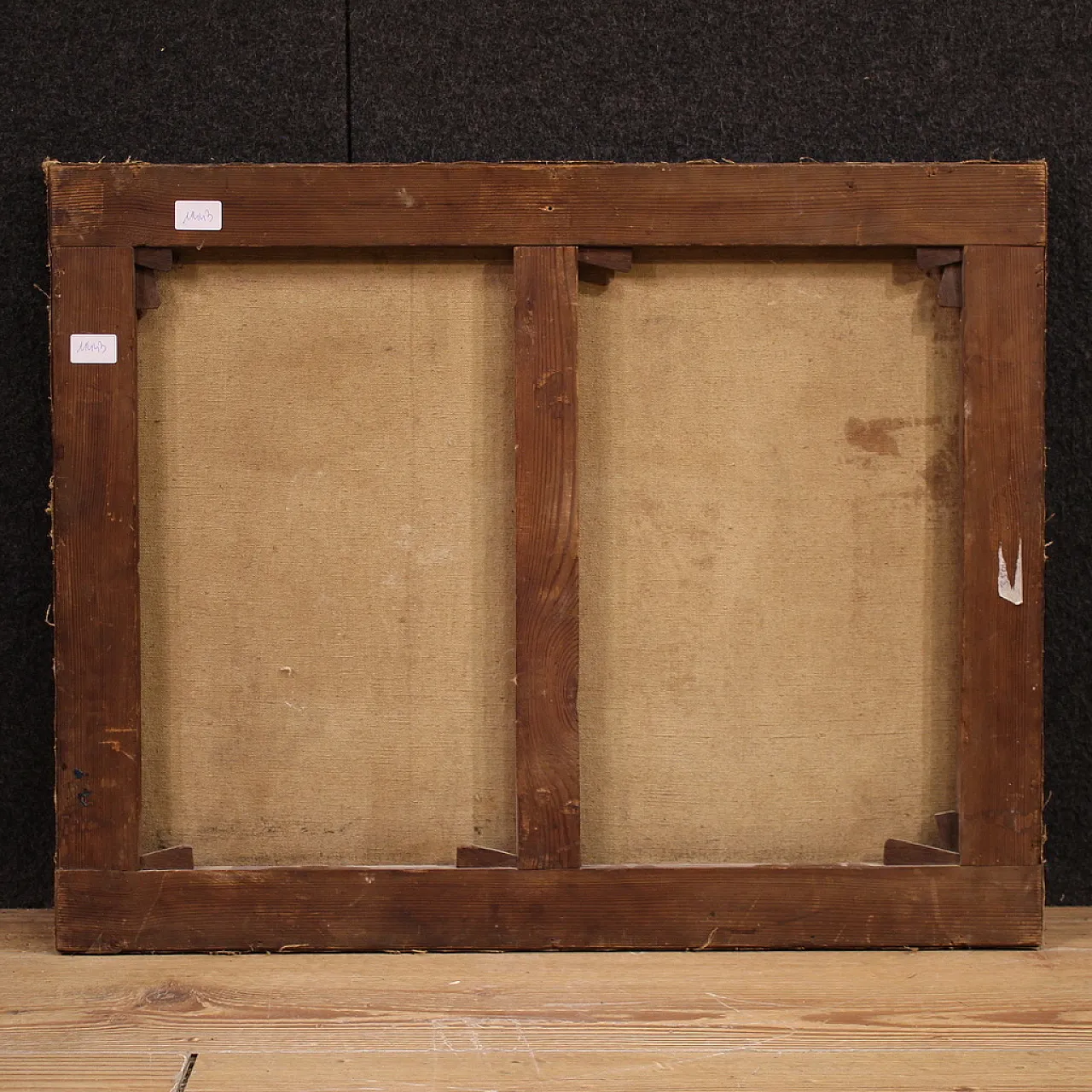 Spanish painting The Healing of the Blind Man, 17th century 10