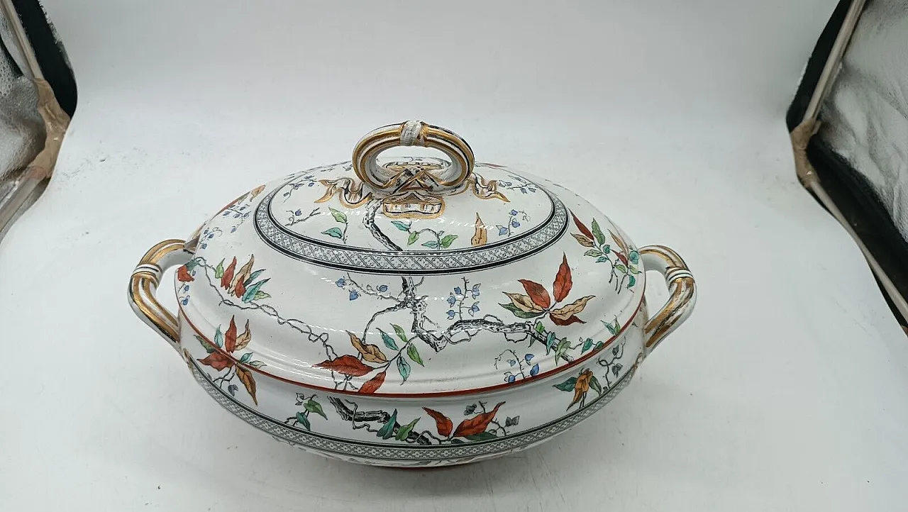 Zuppiera in porcellana Minton satsouma, '800 2