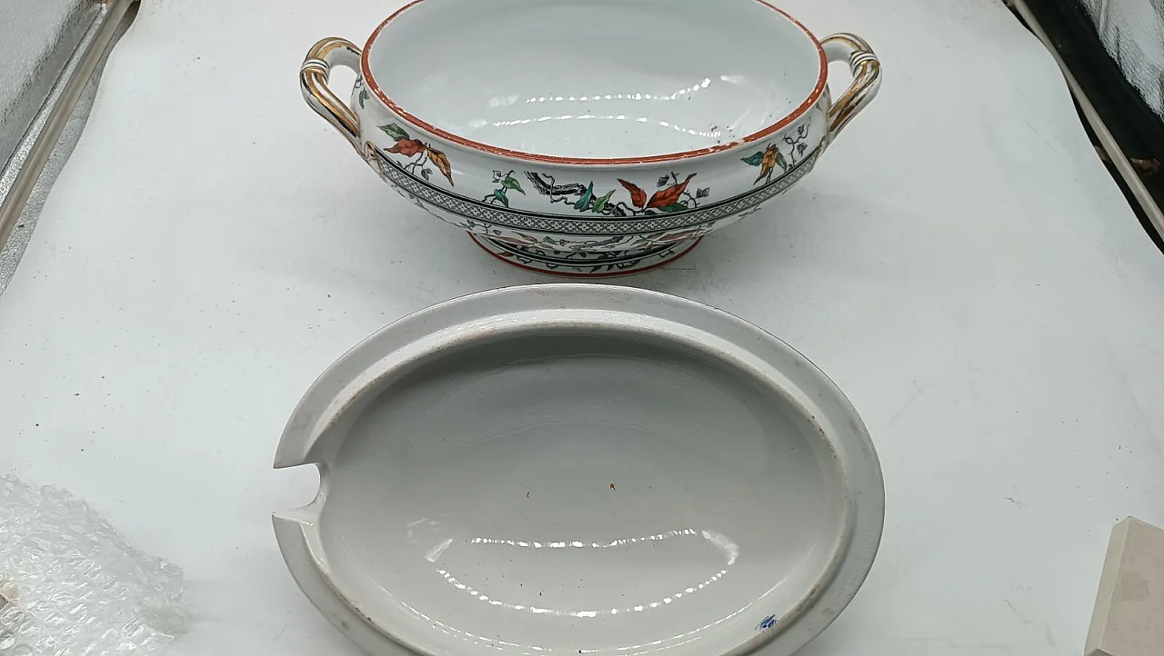 Zuppiera in porcellana Minton satsouma, '800 4