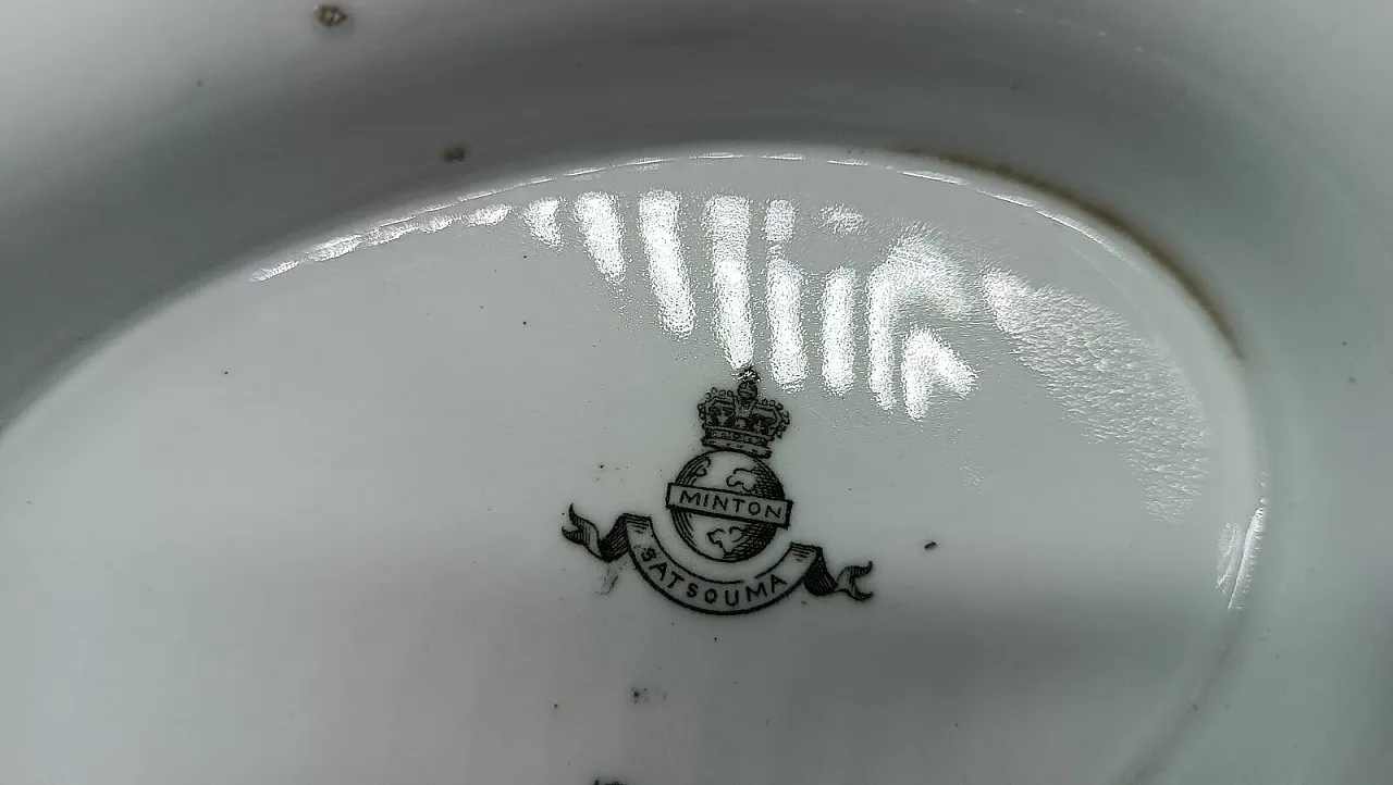 Zuppiera in porcellana Minton satsouma, '800 8