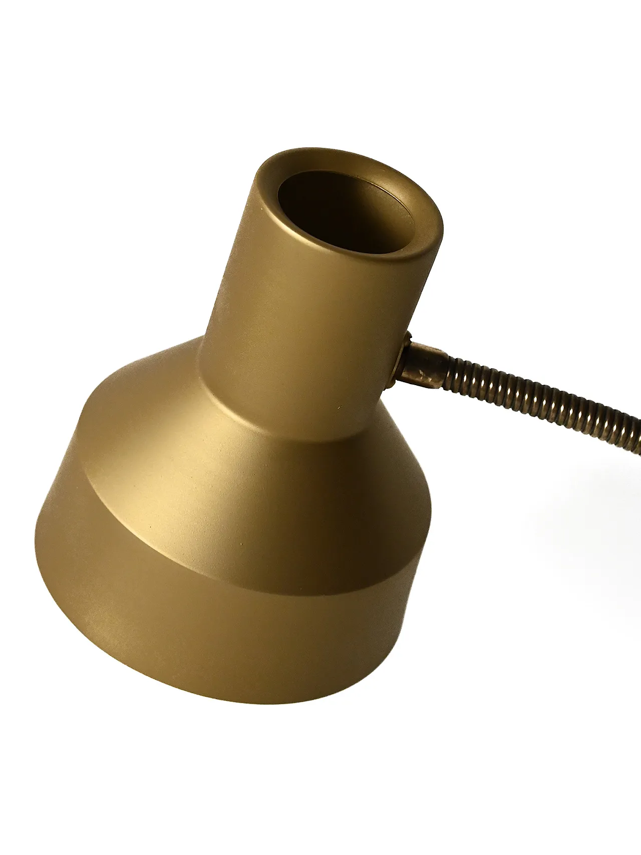 Lampada da terra scandinava in ottone e metallo cromato, anni '70 5