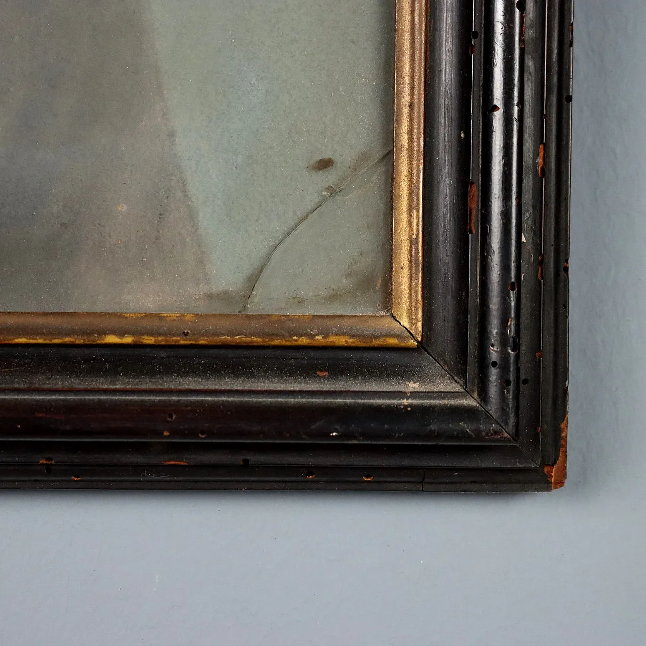 Portrait of a young woman, pastel on cardboard, 19th century 6