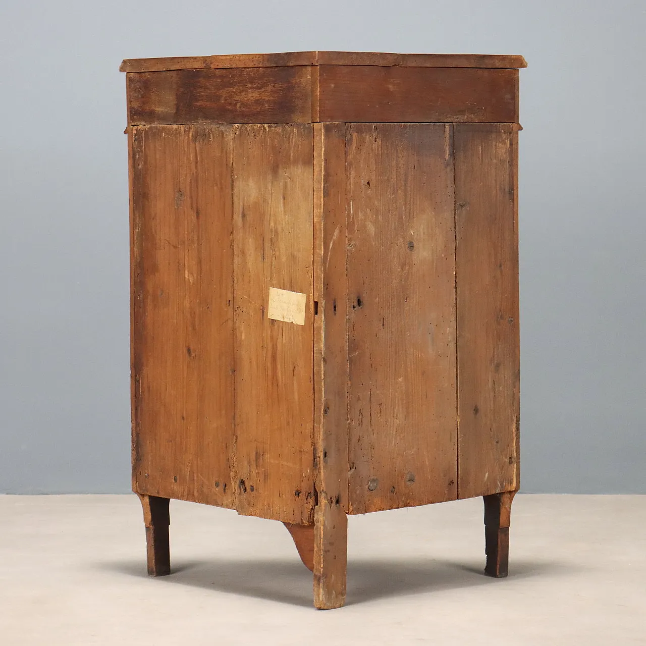 Walnut and poplar corner cabinet, mid-19th century 10