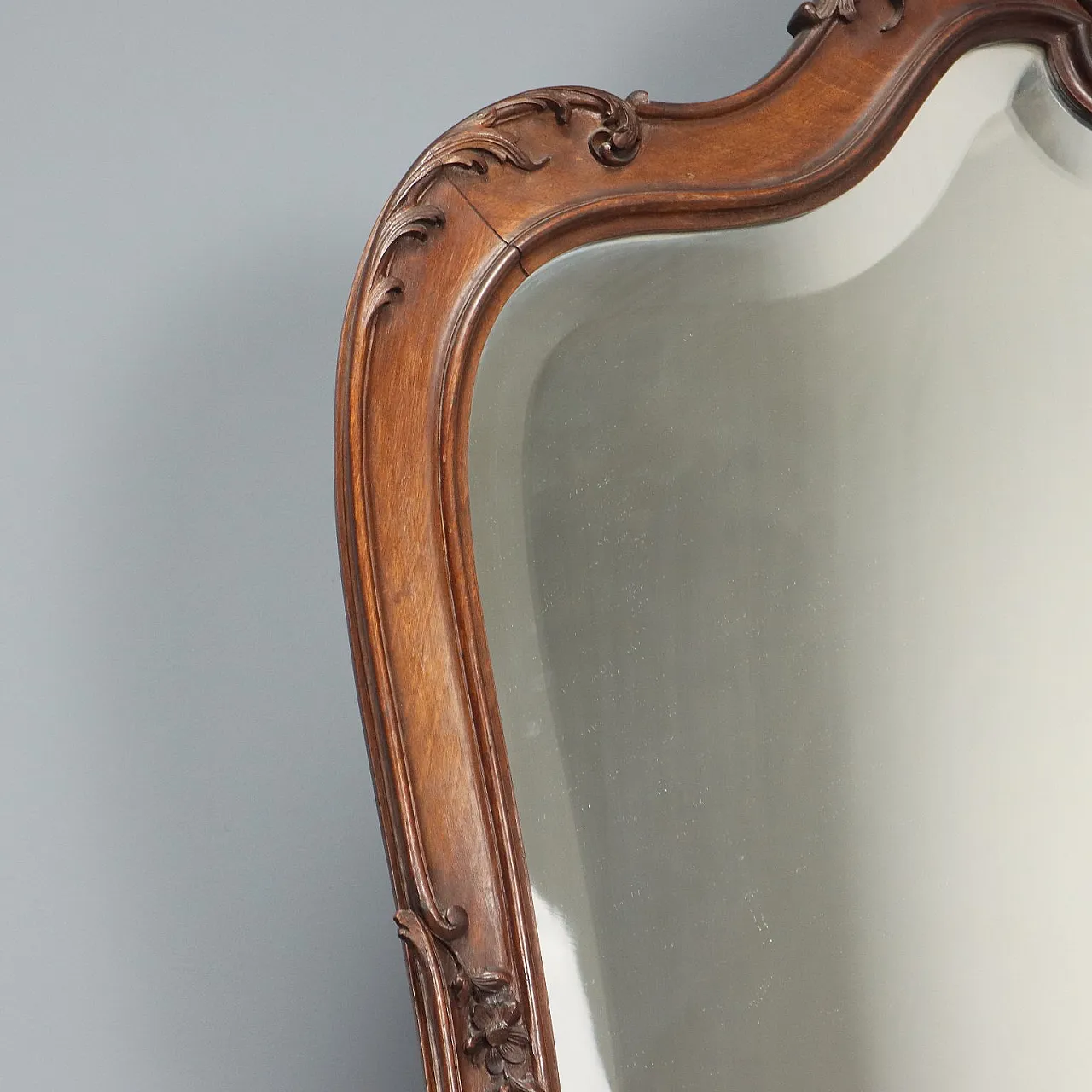 Console with mahogany mirror, late 19th century 4