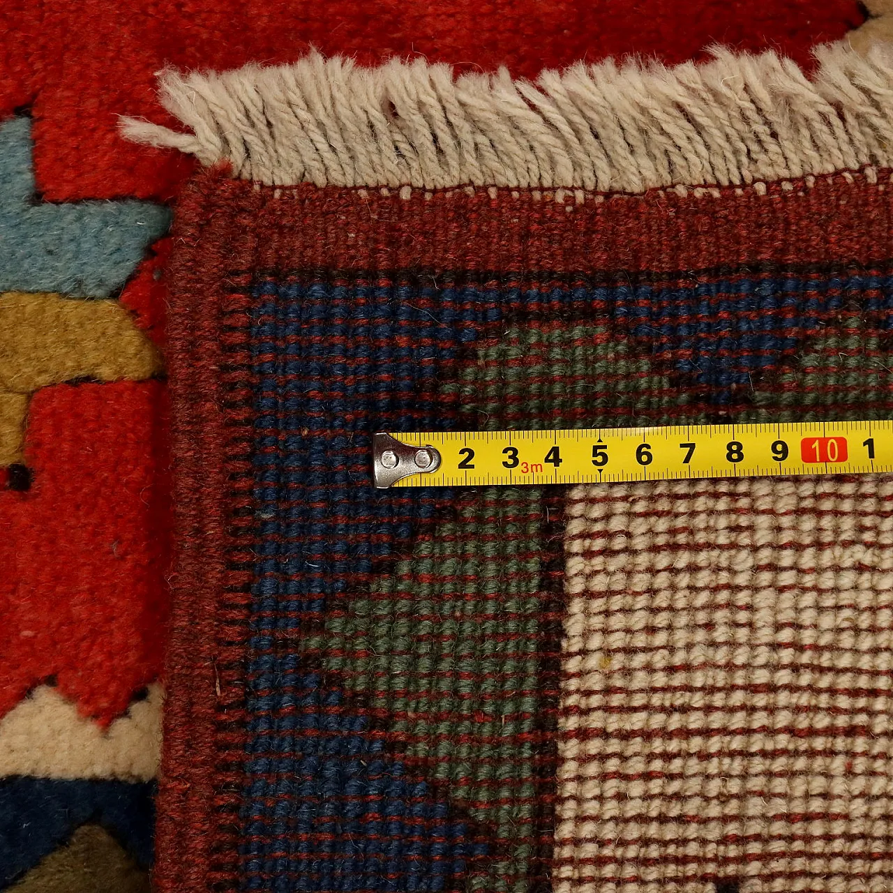 Kars wool rug, chunky knot, handcrafted, 20th century 8