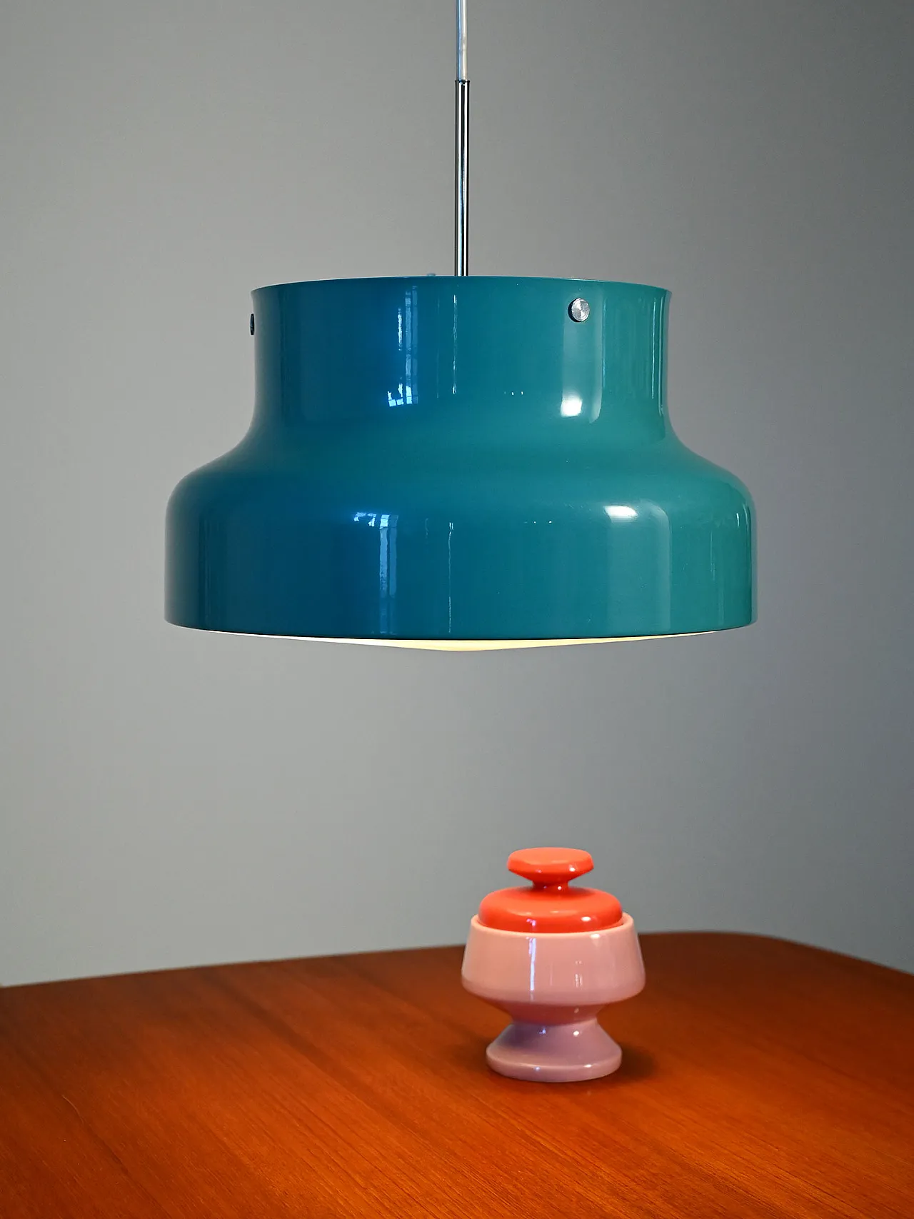 Lampada da soffitto Bumling azzurra di Anders Pehrson 1