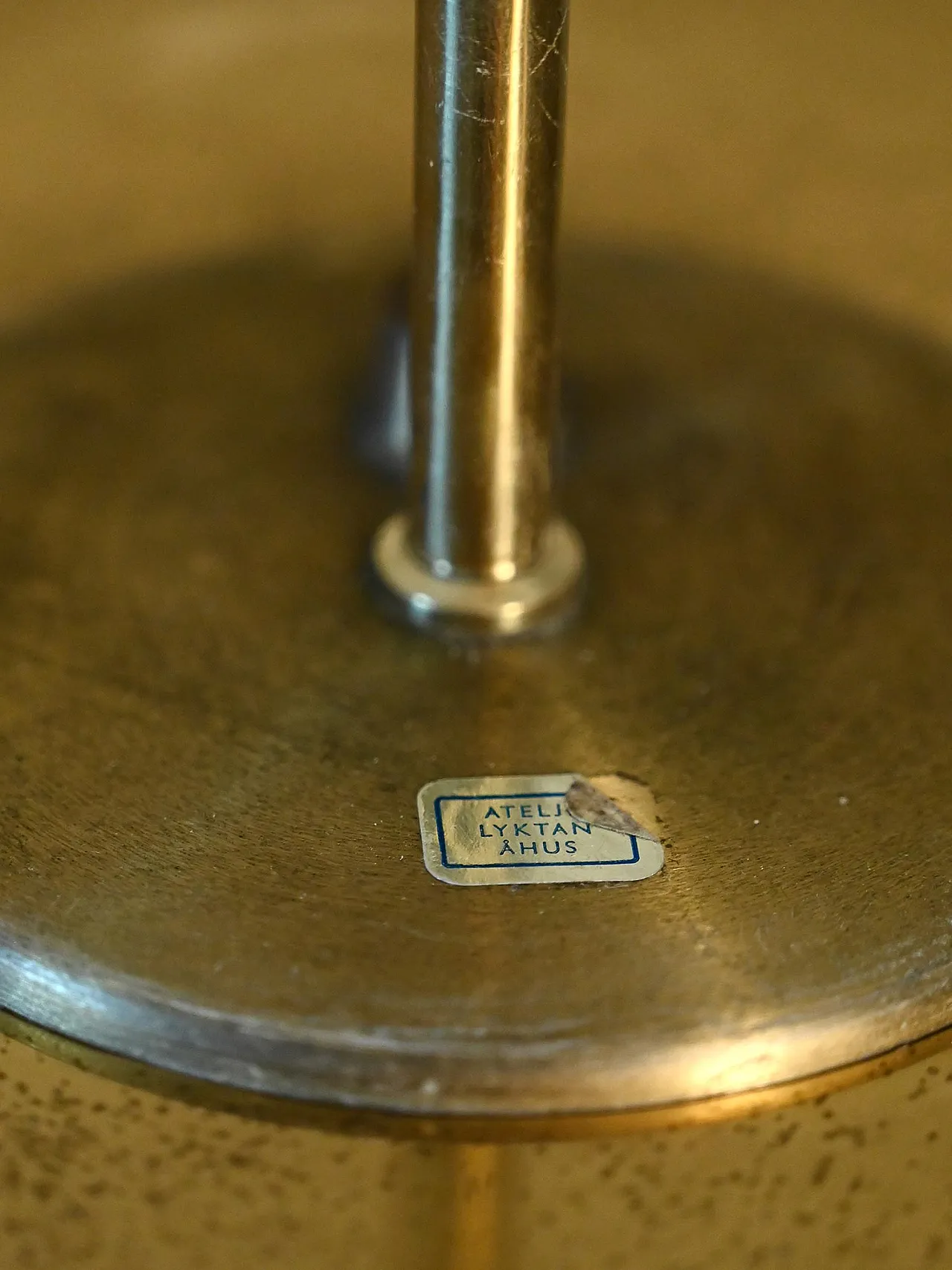 Lampada da soffitto Bumling in ottone di Anders Pehrson 9