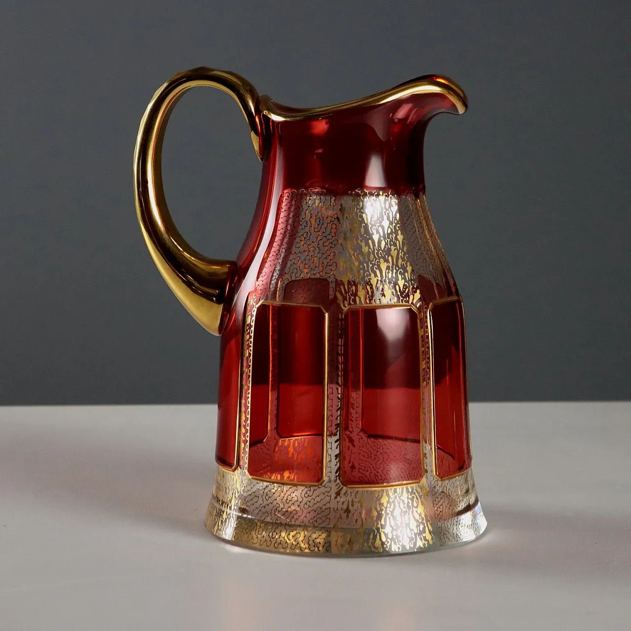 4 Pezzi in cristallo di Boemia, '900 3