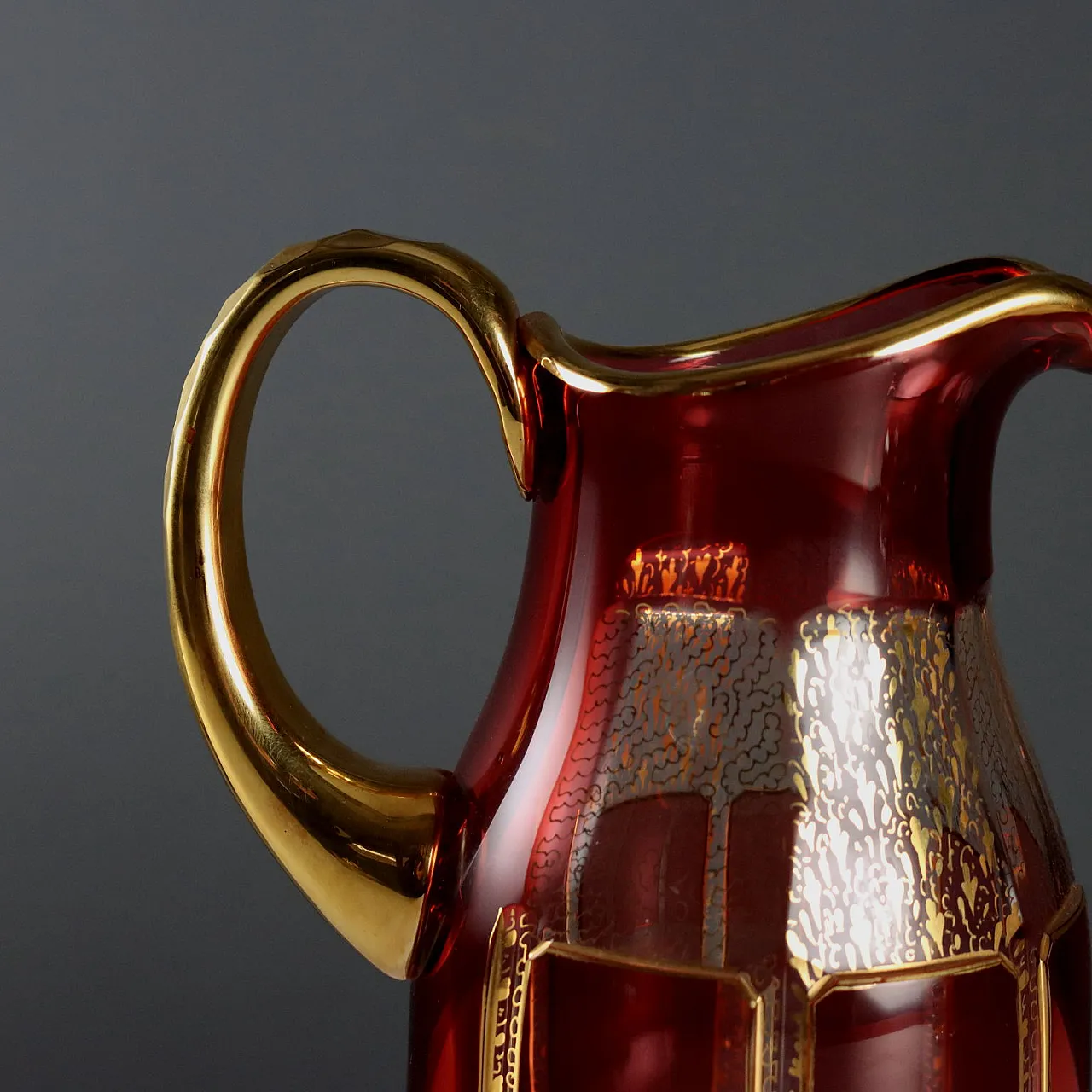 4 Pezzi in cristallo di Boemia, '900 4