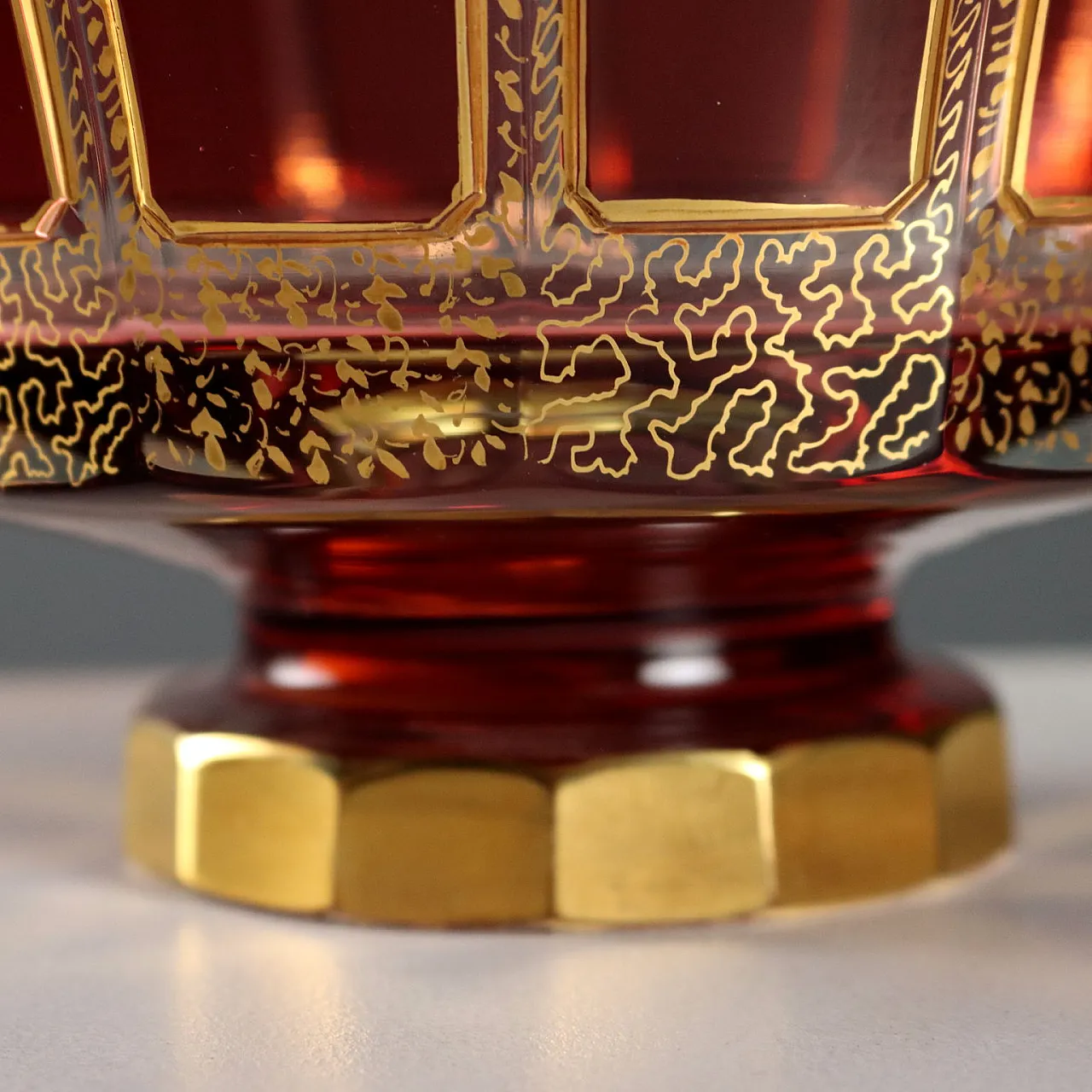 4 Pezzi in cristallo di Boemia, '900 6