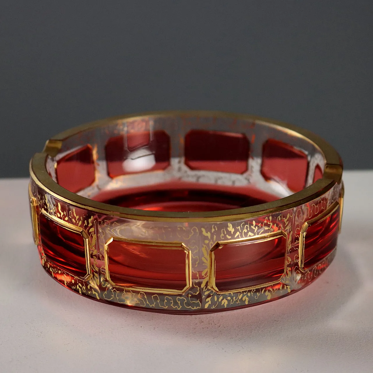 4 Pezzi in cristallo di Boemia, '900 9