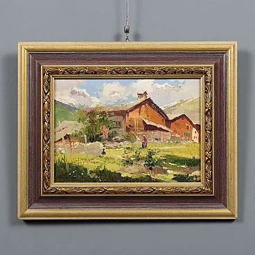 Giuseppe Gheduzzi, olio su tavola, '900