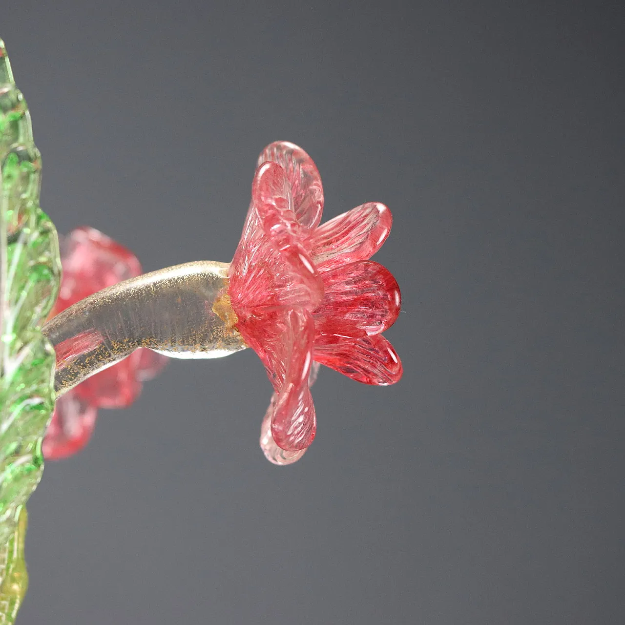 Blown glass chandelier, 20th century 7