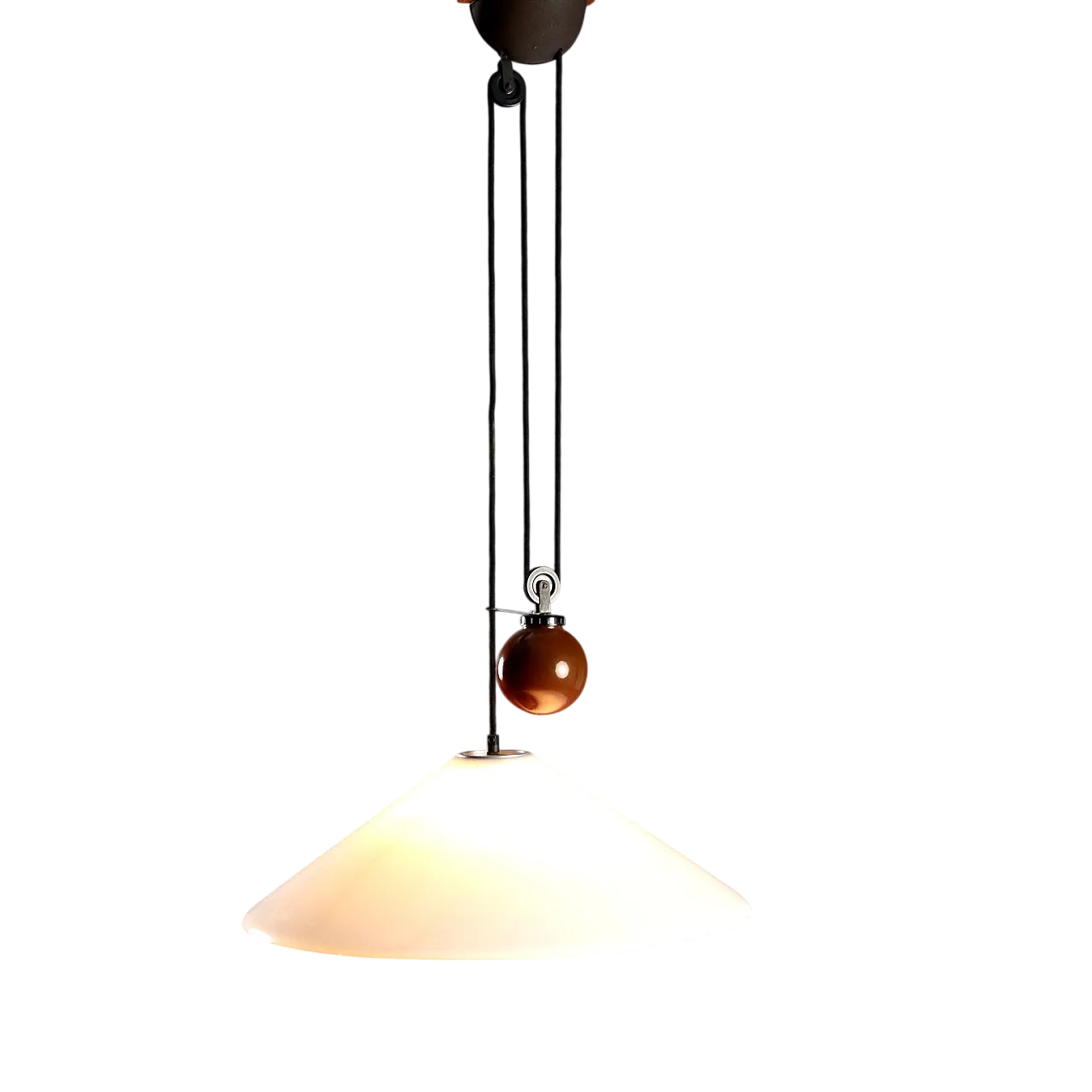 White methacrylate lamp, 20th century 9