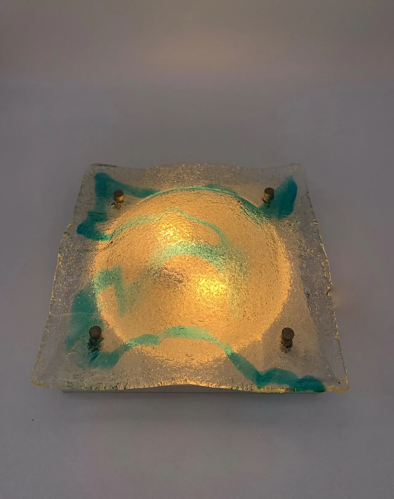 Murano glass wall light attributed to Mazzega, 1970s 1