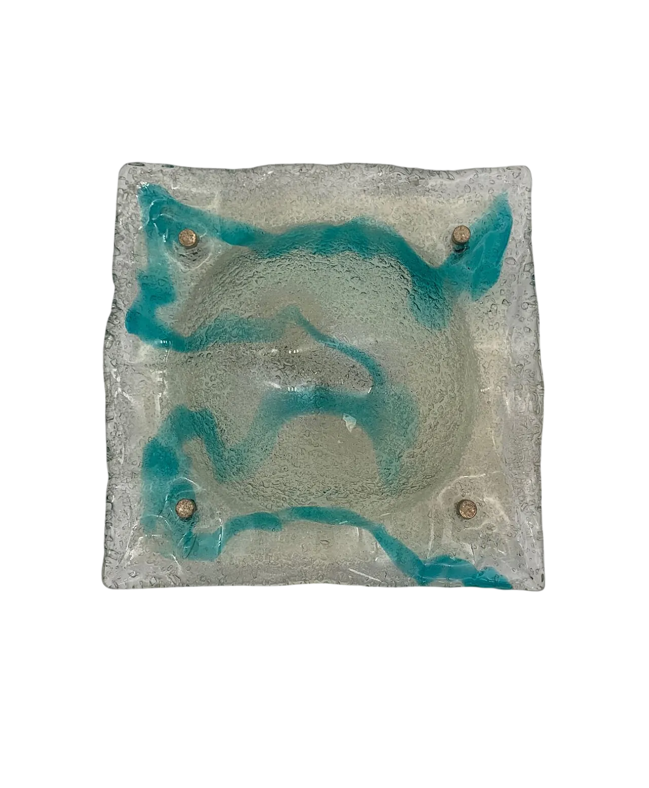 Murano glass wall light attributed to Mazzega, 1970s 6