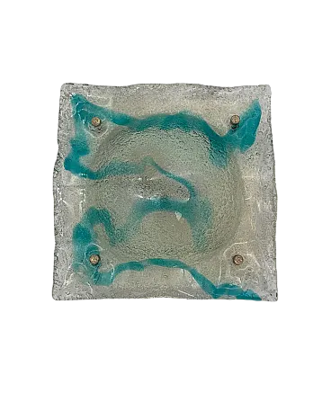 Murano glass wall light attributed to Mazzega, 1970s