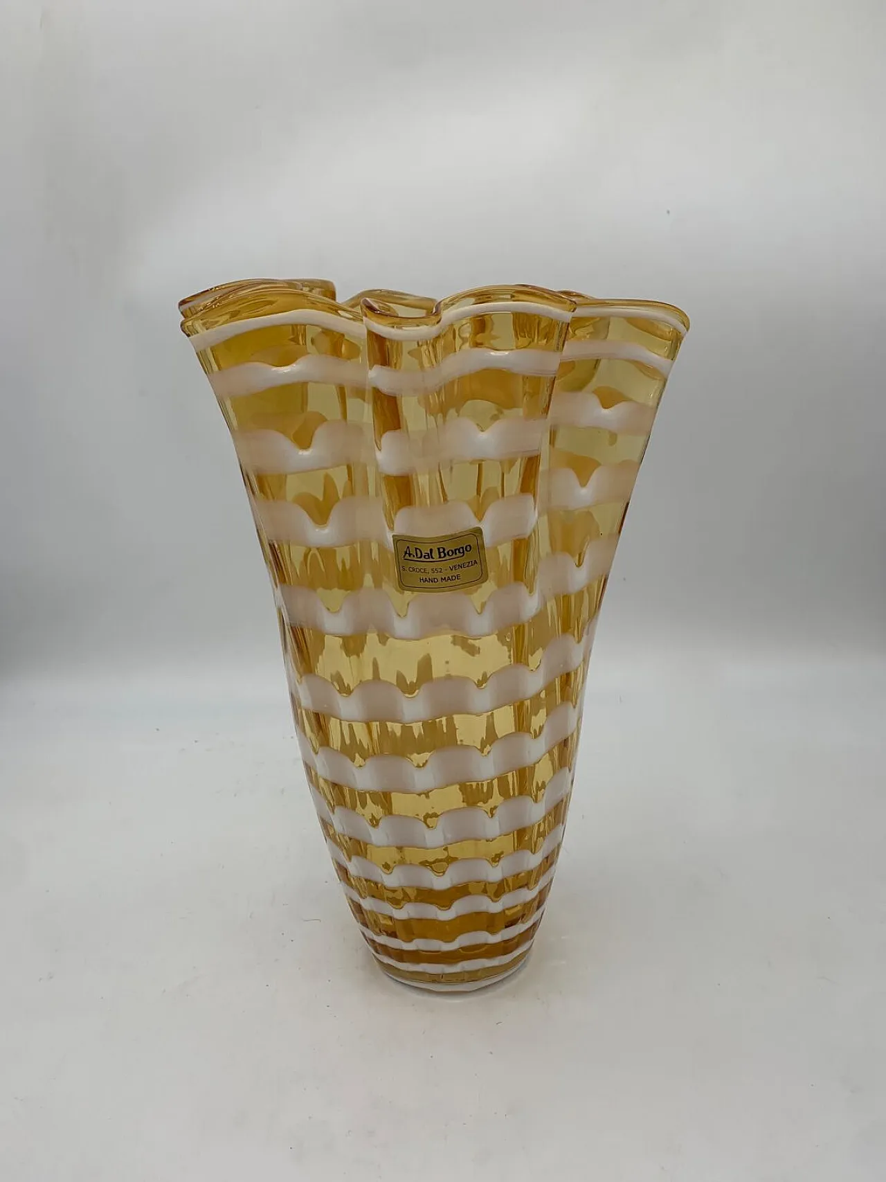 Murano glass vase attributed to Seguso, 1960s 2