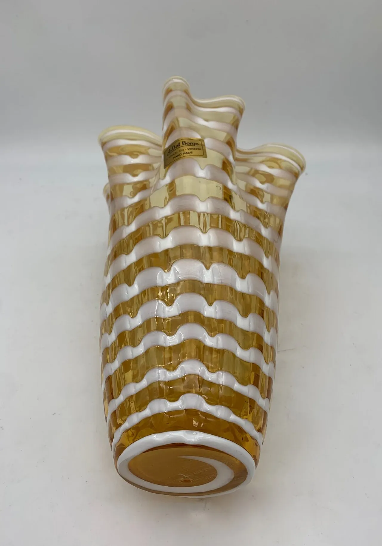 Murano glass vase attributed to Seguso, 1960s 5