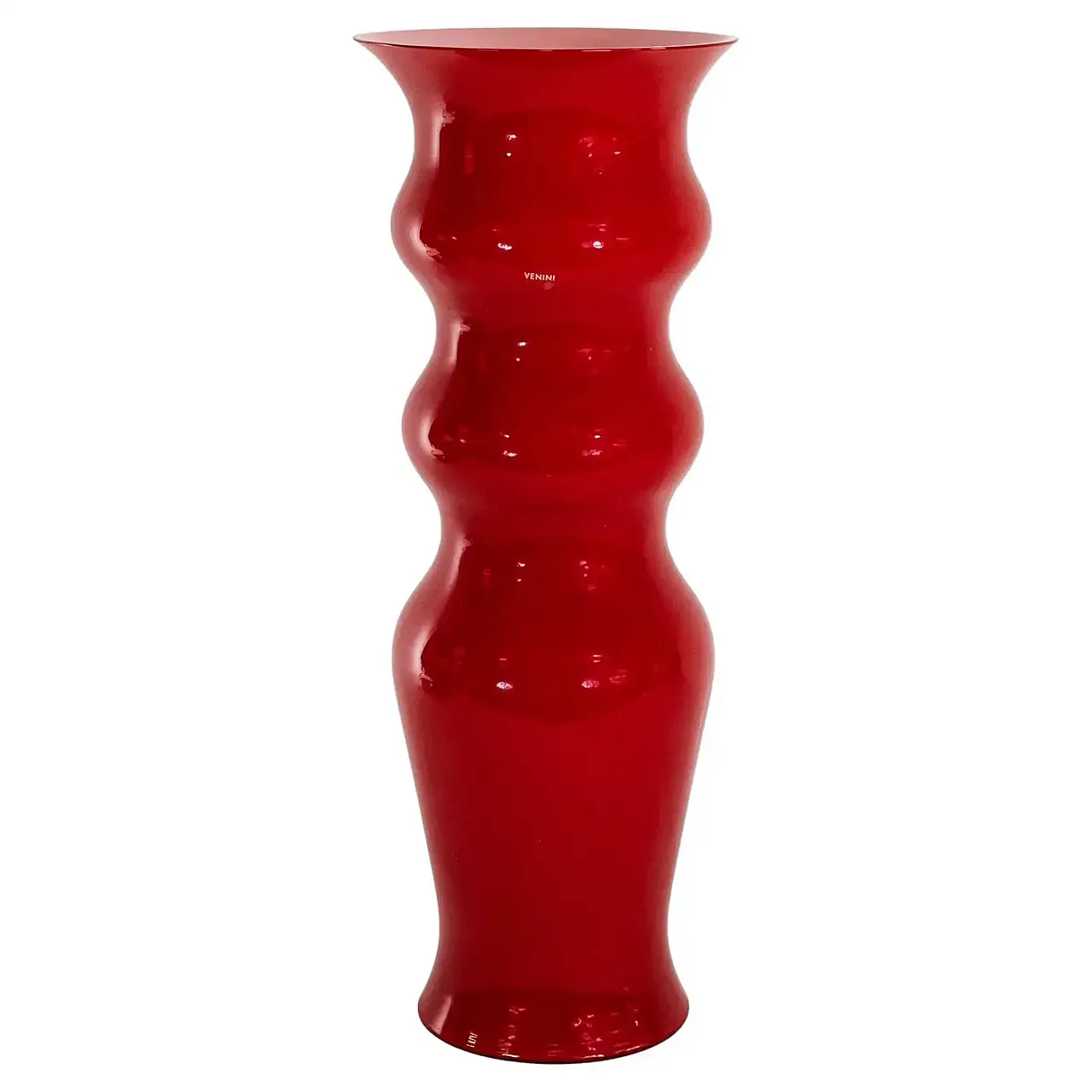 Murano glass vase by Venini, 2000s 1