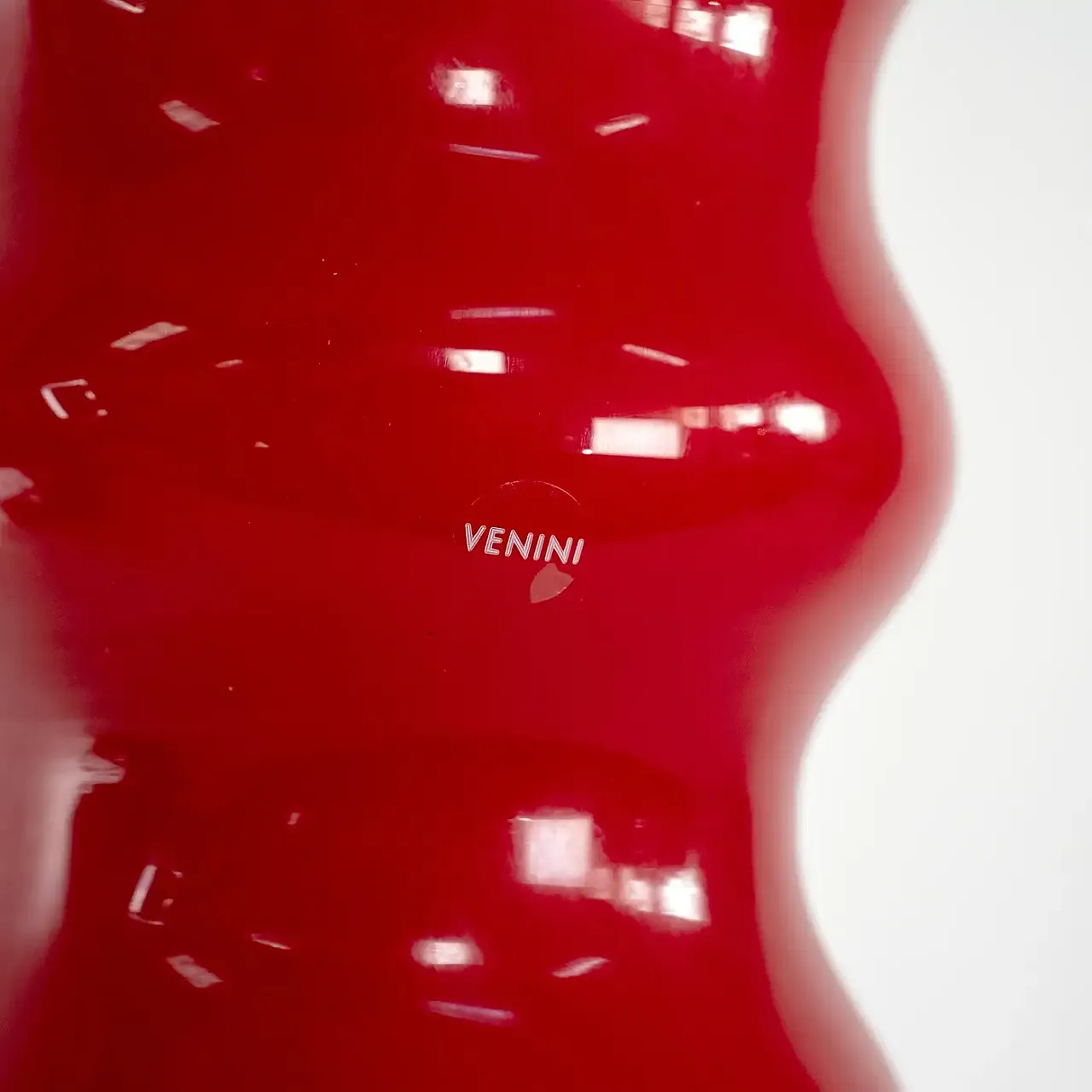 Murano glass vase by Venini, 2000s 3