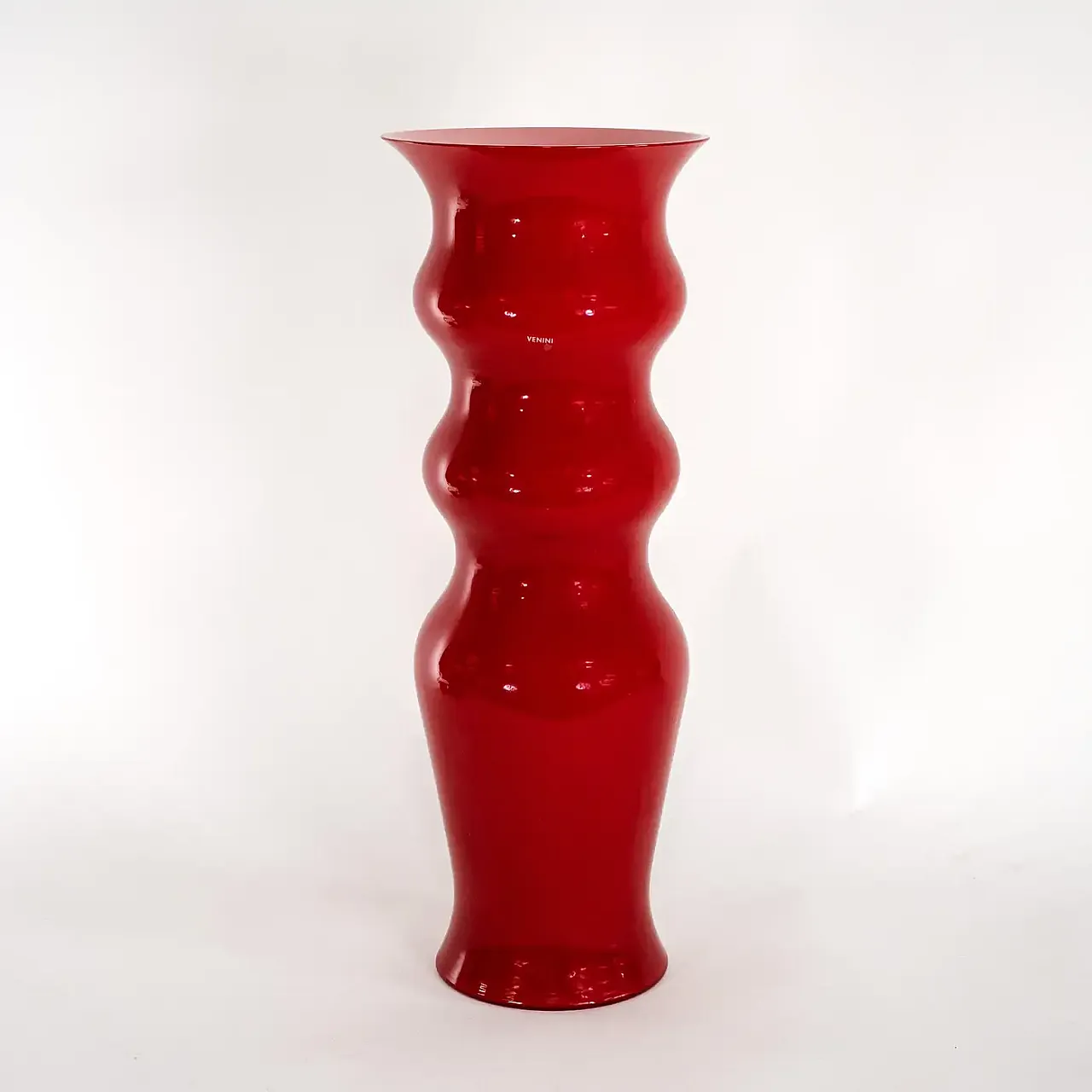 Murano glass vase by Venini, 2000s 4