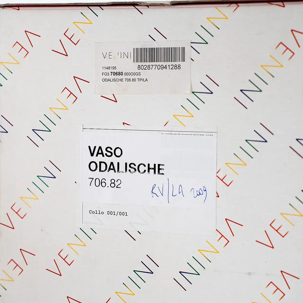 Murano glass vase by Venini, 2000s 8