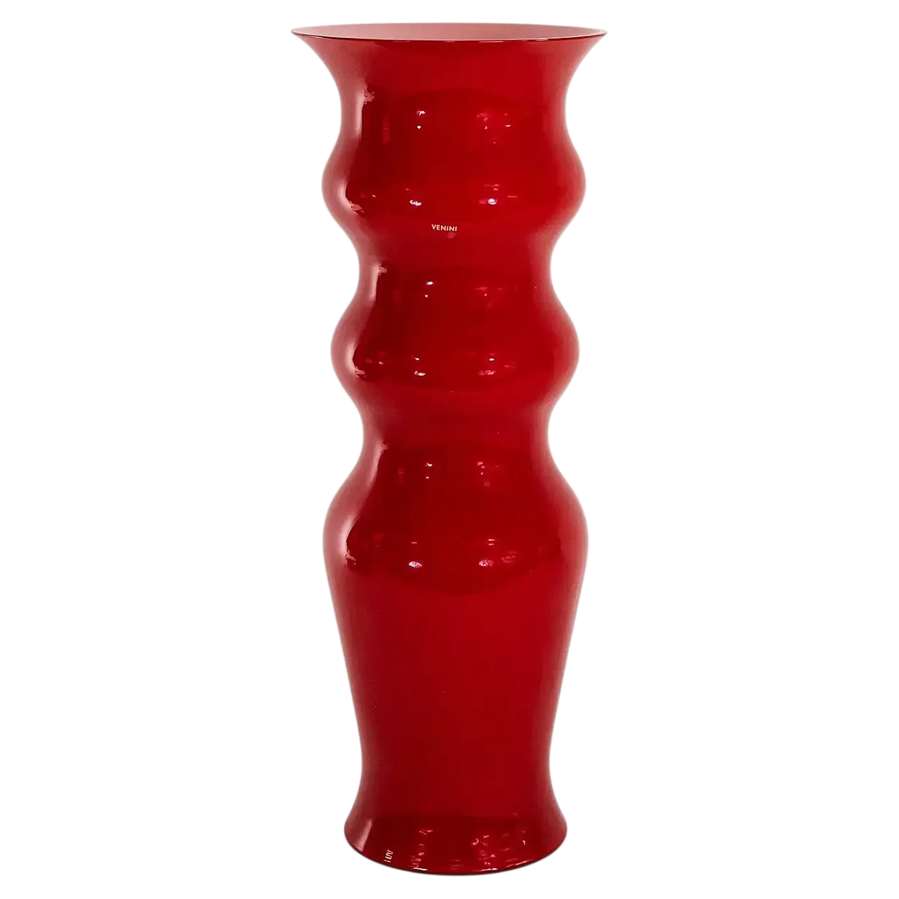 Murano glass vase by Venini, 2000s 9