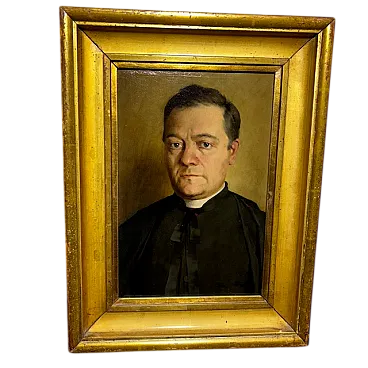 Portrait, oil painting on canvas, 19th century