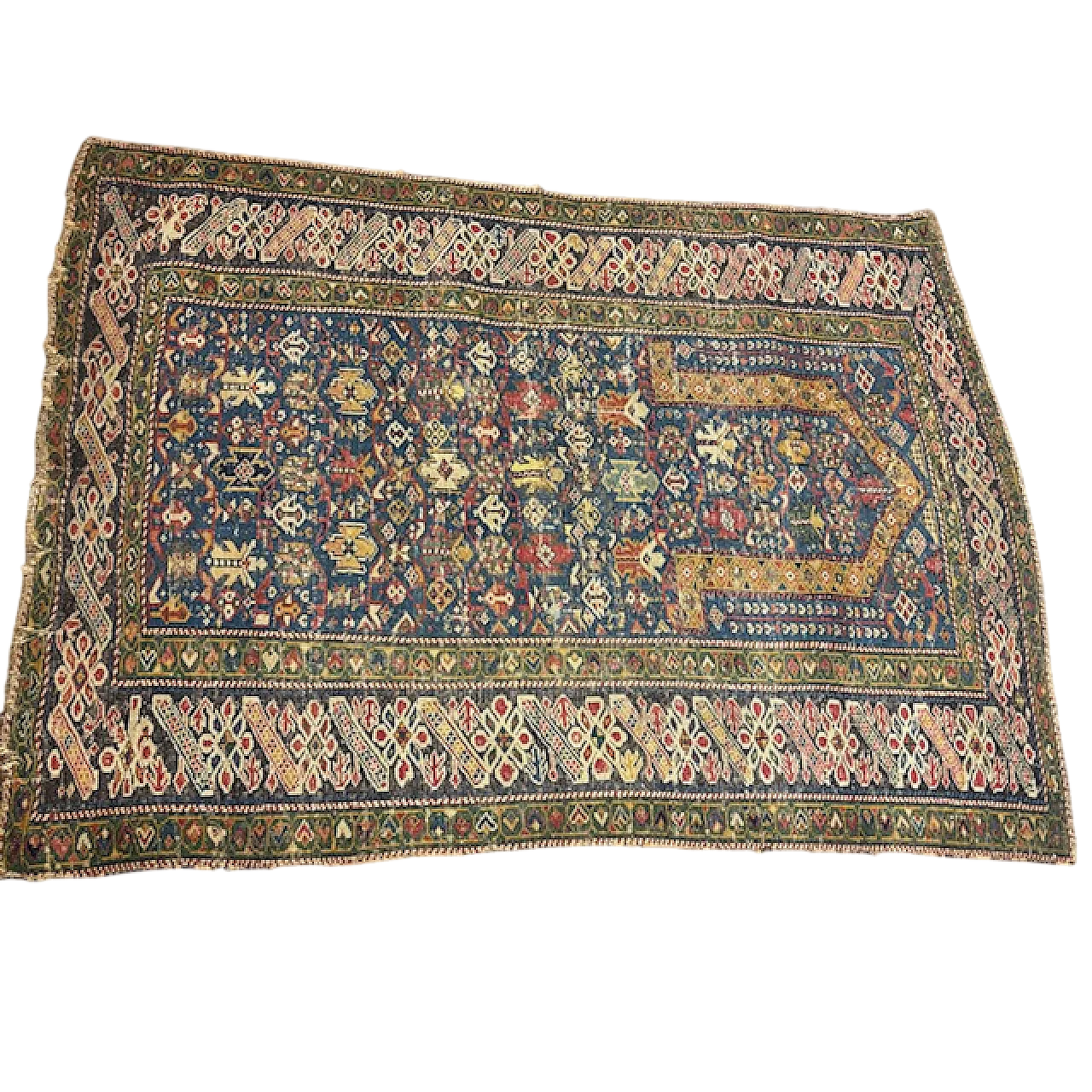 Caucasian prayer rug - Shirvan, 19th century 14