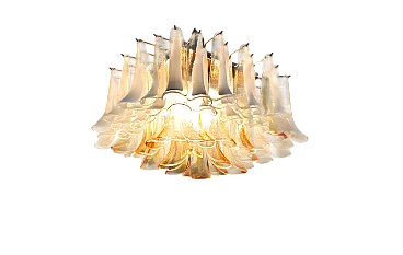 Lampada da soffitto in vetro di Murano di La Murrina, anni '70